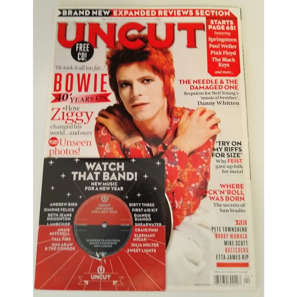 Uncut Magazine April 2012 UK David Bowie 80's New Wave Post Punk